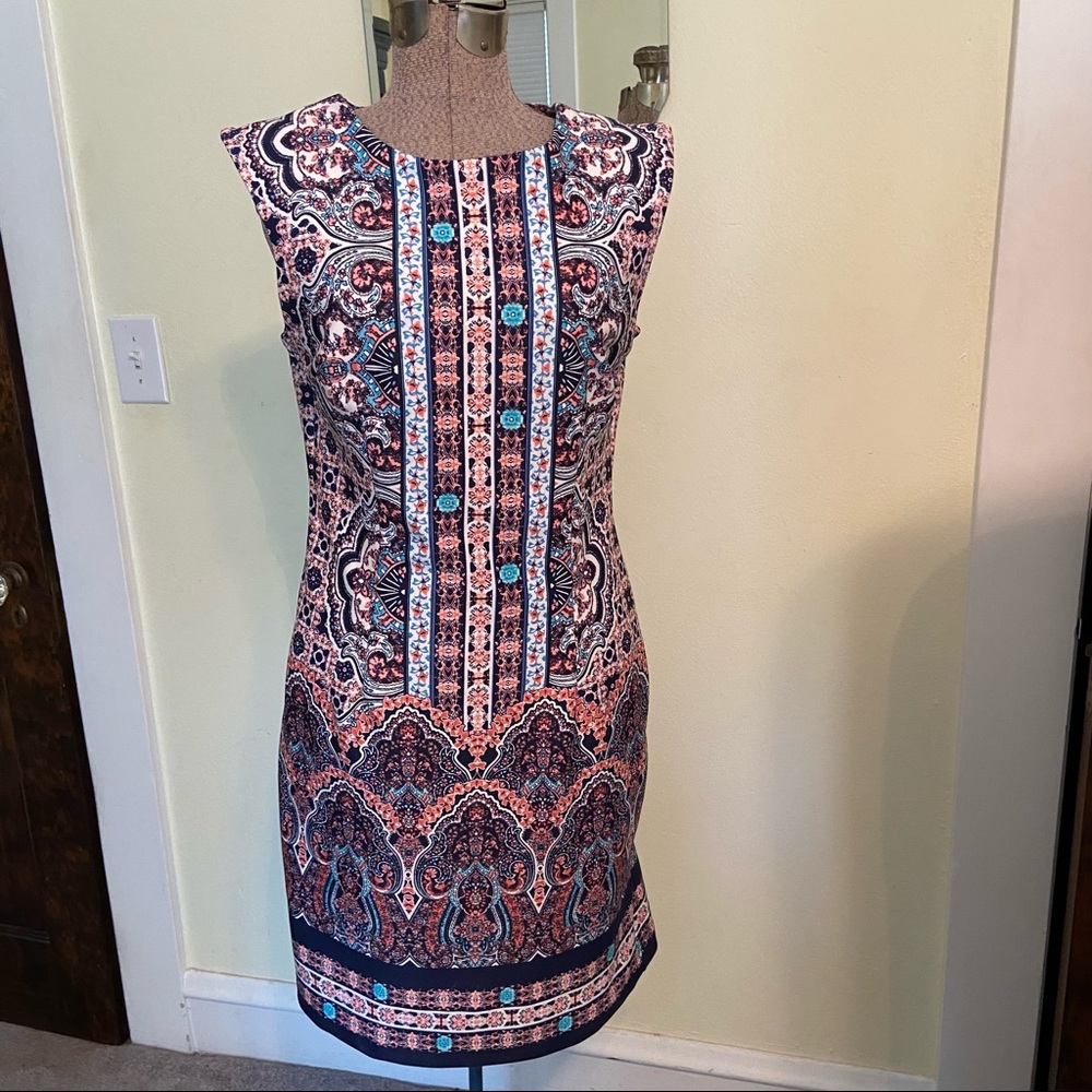 Karin Stevens Sleeveless Sheath Dress